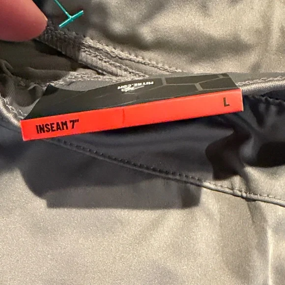 Mitre Light Gray Athletic Shorts - Picture 4 of 9